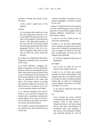 Income tax regulation