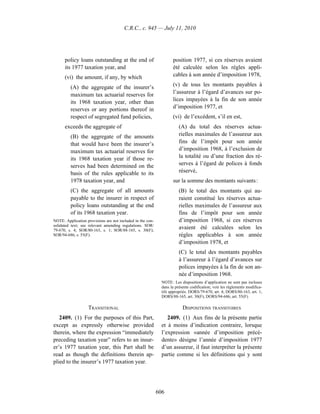 Income tax regulation