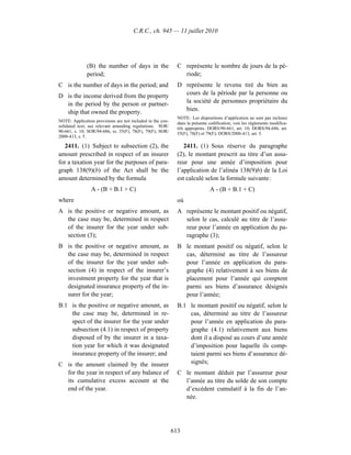 Income tax regulation