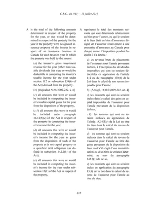 Income tax regulation