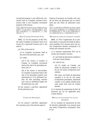 Income tax regulation