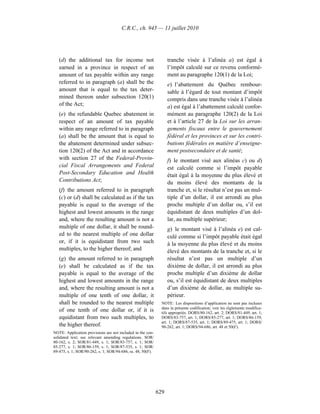 Income tax regulation