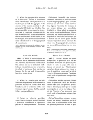 Income tax regulation