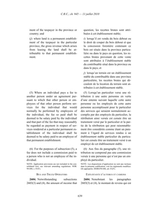 Income tax regulation