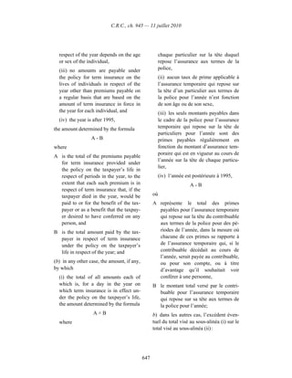 Income tax regulation