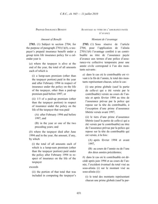 Income tax regulation