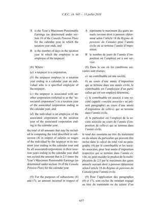 Income tax regulation