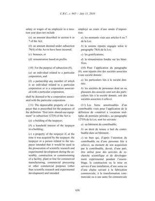 Income tax regulation