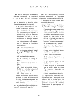 Income tax regulation