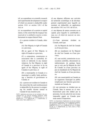 Income tax regulation