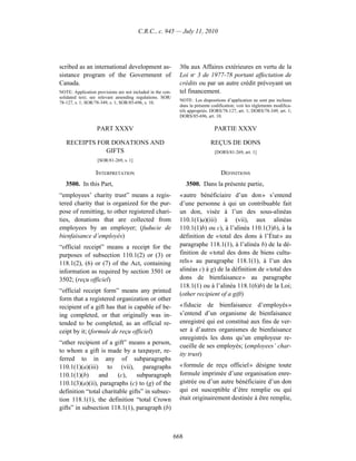 Income tax regulation