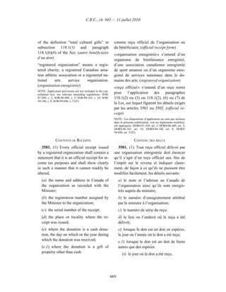 Income tax regulation