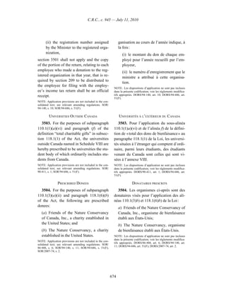 Income tax regulation