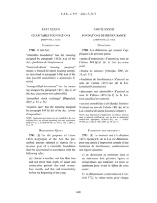 Income tax regulation