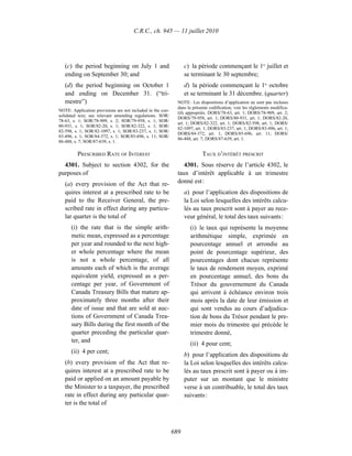 Income tax regulation