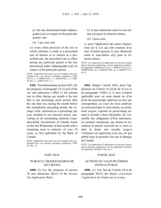 Income tax regulation