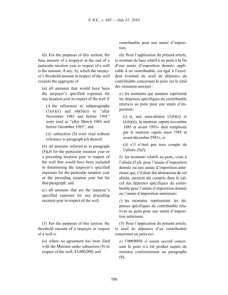 Income tax regulation