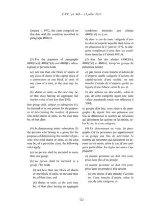 Income tax regulation