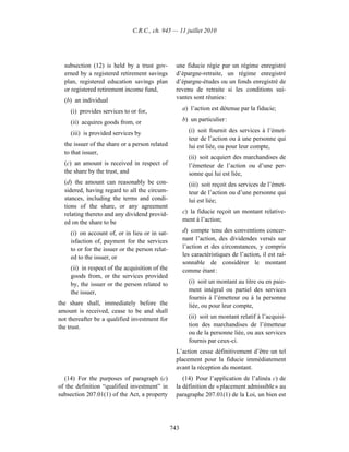 Income tax regulation