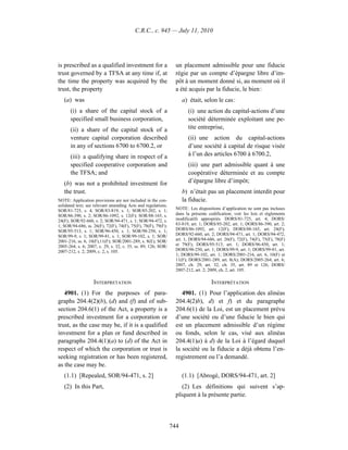 Income tax regulation