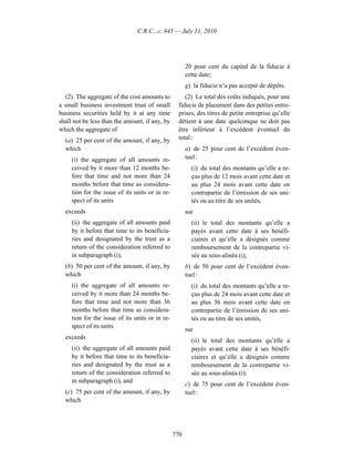 Income tax regulation