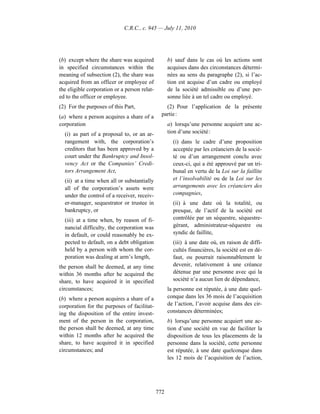 Income tax regulation