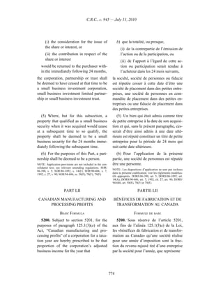 Income tax regulation