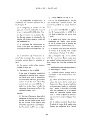 Income tax regulation