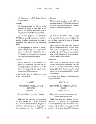 Income tax regulation