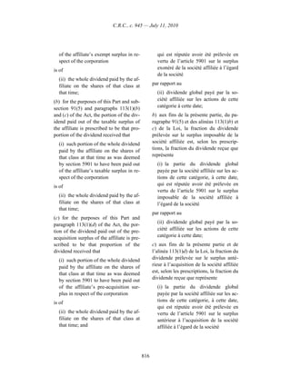 Income tax regulation