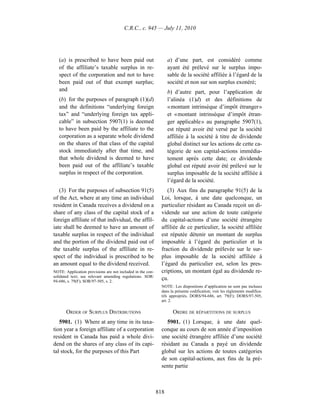 Income tax regulation