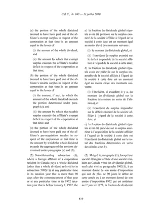 Income tax regulation