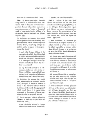 Income tax regulation