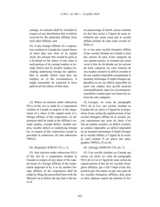 Income tax regulation