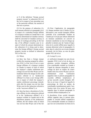 Income tax regulation