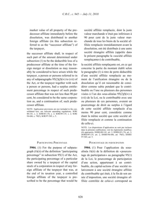 Income tax regulation