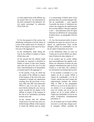 Income tax regulation