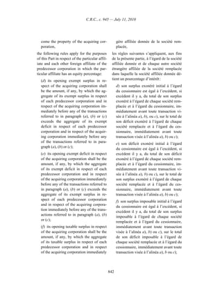 Income tax regulation