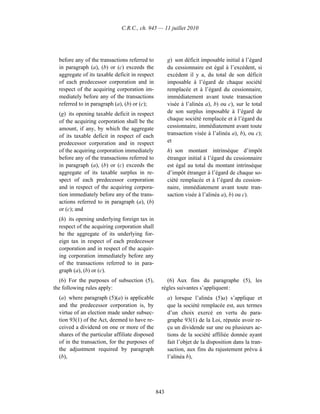 Income tax regulation