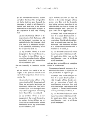 Income tax regulation