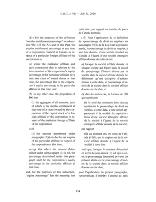 Income tax regulation