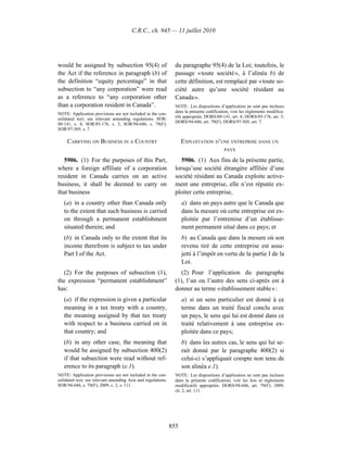 Income tax regulation