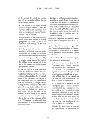 Income tax regulation