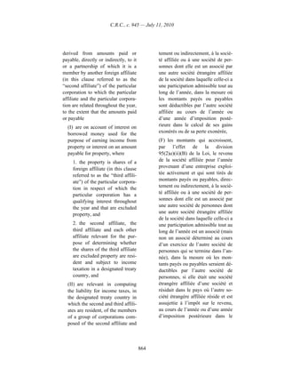 Income tax regulation