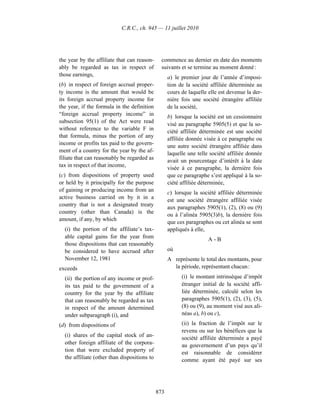 Income tax regulation