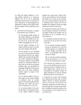 Income tax regulation