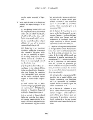 Income tax regulation