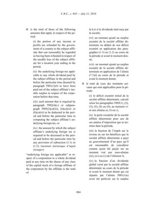 Income tax regulation