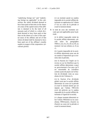 Income tax regulation