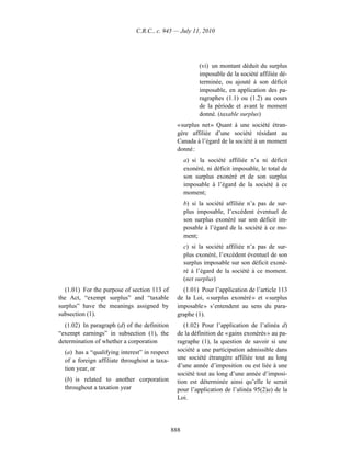 Income tax regulation